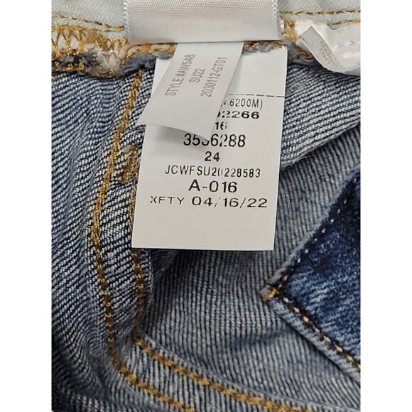 J Crew Denim Shorts XS Pacific Blue Cuffed Reimagined Cotton Minimalist Summer - Picture 6 of 10